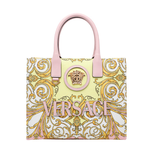 Versace Women Small La Medusa Printed Shopping Bag